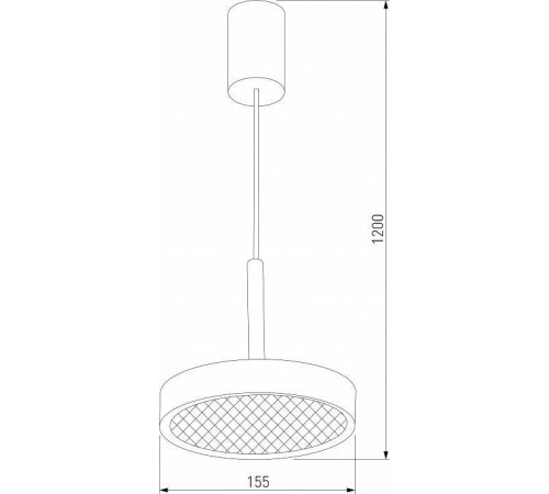 Подвесной светильник Elektrostandard Plate a065412