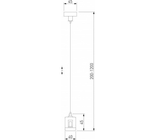 Подвес для трека Elektrostandard Esthetic Magnetic a065441