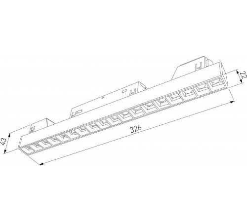 Встраиваемый светильник Elektrostandard Slim Magnetic a066585