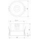 Встраиваемый светильник Elektrostandard Forte a069412