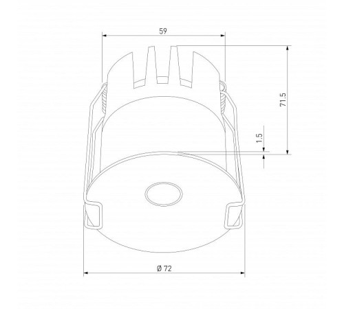 Встраиваемый светильник Elektrostandard Binnie 15275/LED