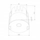 Встраиваемый светильник Elektrostandard Binnie 15275/LED