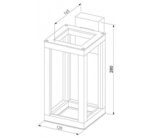 Накладной светильник Elektrostandard Frame 1527 TECHNO LED