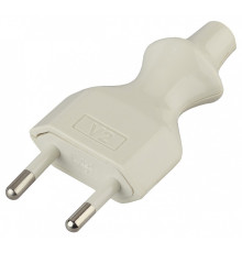 Вилка прямая ЭРА без заземления V2