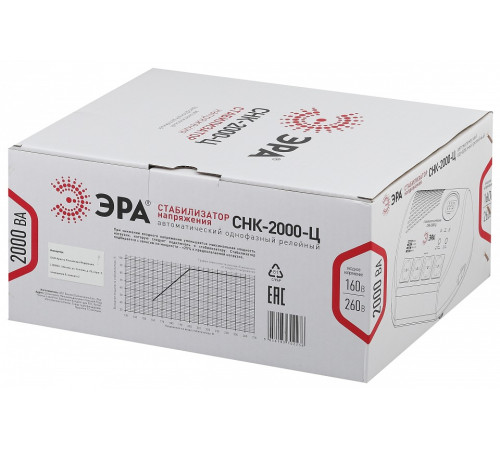Стабилизатор напряжения Эра СНК-2000-Ц