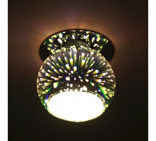 Встраиваемый светильник Эра DK88 1465JC S/CL