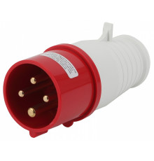 Вилка прямая ЭРА 3P+PE 16А IP44 V-16-3P-PE-IP44