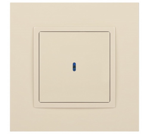 Выключатель одноклавишный с подсветкой без рамки Эра Эра Elegance 14-1102-02