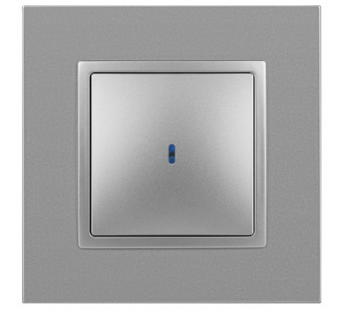 Выключатель одноклавишный с подсветкой без рамки Эра Эра Elegance 14-1102-03