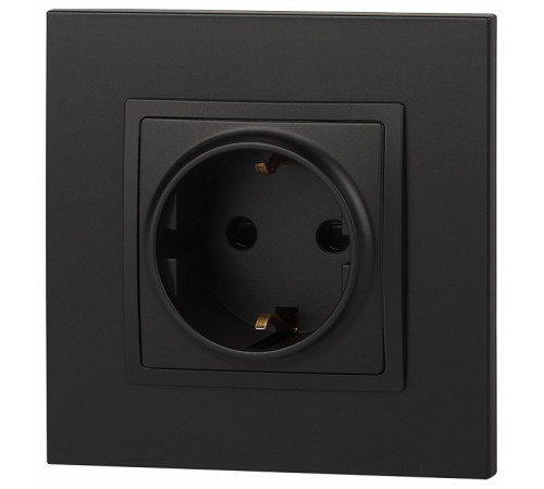 Розетка с заземлением, без рамки Эра Эра Elegance 14-2101-05