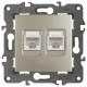 Розетка Ethernet RJ-45 без рамки Эра Эра Elegance 14-3108-04