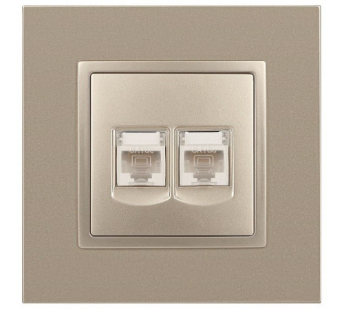 Розетка Ethernet RJ-45 без рамки Эра Эра Elegance 14-3108-04