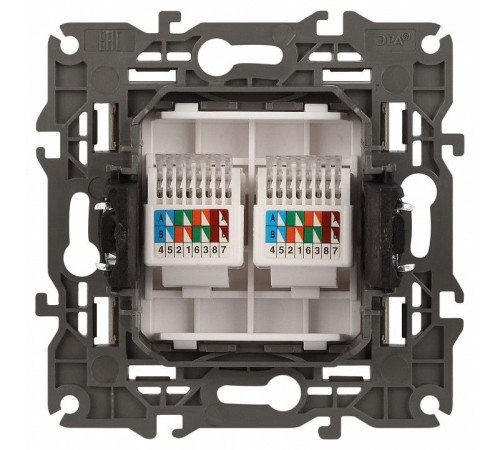 Розетка Ethernet RJ-45 без рамки Эра Эра Elegance 14-3108-04
