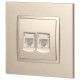 Розетка Ethernet RJ-45 без рамки Эра Эра Elegance 14-3108-04