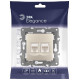 Розетка Ethernet RJ-45 без рамки Эра Эра Elegance 14-3108-04