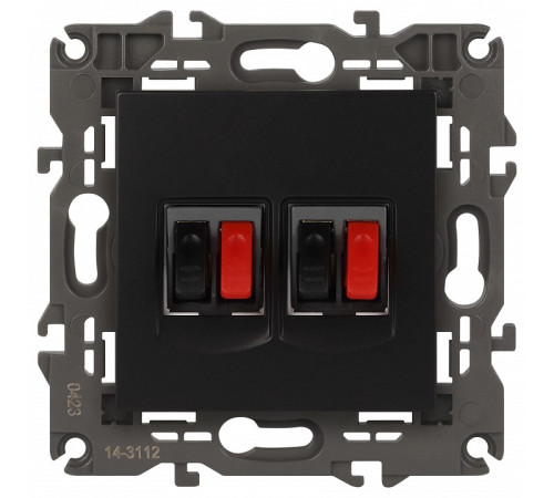 Розетка акустическая без рамки Эра Эра Elegance 14-3112-05