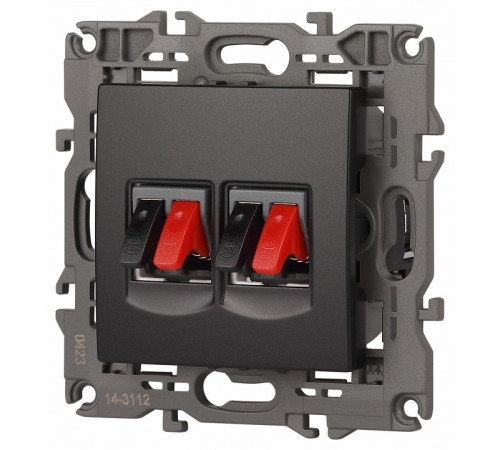 Розетка акустическая без рамки Эра Эра Elegance 14-3112-05