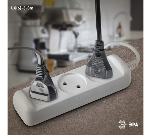 Удлинитель Эра UX(6)-3-3m