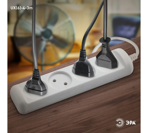 Удлинитель Эра UX(6)-4-3m