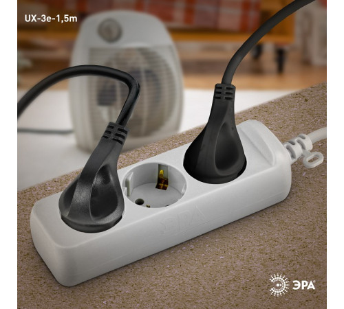 Удлинитель Эра UX-3e-1,5m