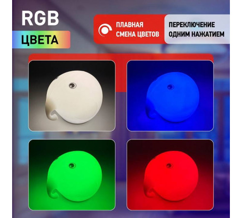 Настольная лампа-ночник Эра NLED-418 Б0044559