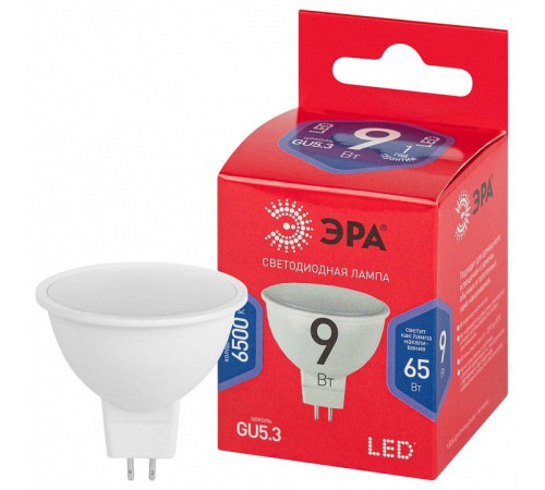 Лампа светодиодная Эра LED MR16-9W-865-GU5.3 R