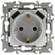 Розетка с заземлением и со шторкой и 2хUSB, без рамки Эра Эра 12 12-4109-03
