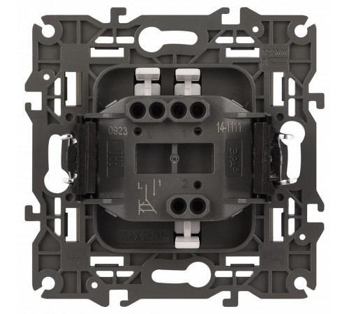 Выключатель одноклавишный без рамки Эра Эра Elegance 14-1111-05