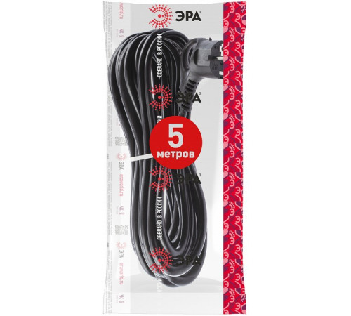Сетевой провод Эра U-3x1-5m-B