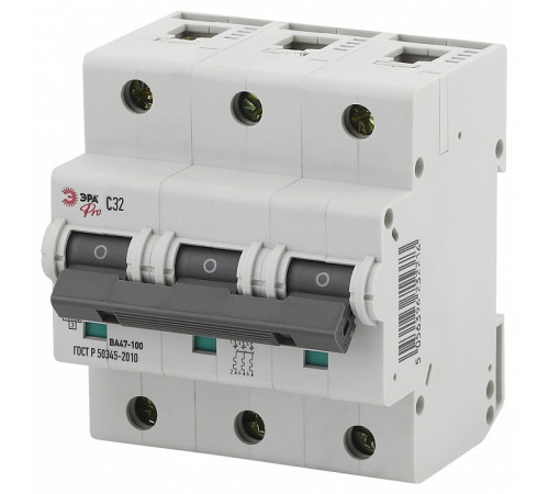 Автоматический выключатель 3P Эра ВА47-100 NO-902-281