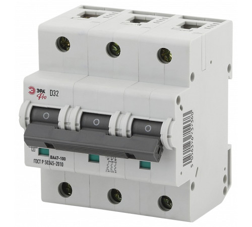 Автоматический выключатель 3P Эра ВА47-100 NO-902-286