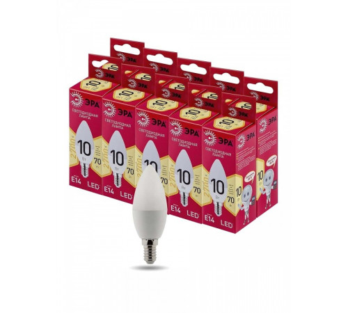 Лампа светодиодная Эра LED B35-10W-827-E14 R