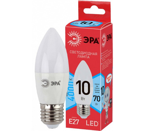 Лампа светодиодная Эра LED B35-10W-840-E27 R