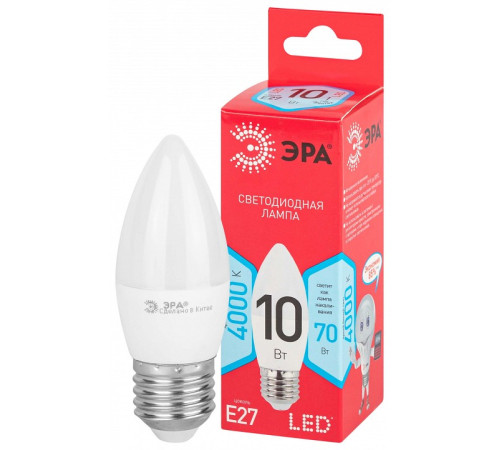 Лампа светодиодная Эра LED B35-10W-840-E27 R