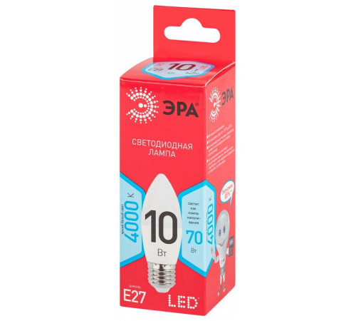 Лампа светодиодная Эра LED B35-10W-840-E27 R
