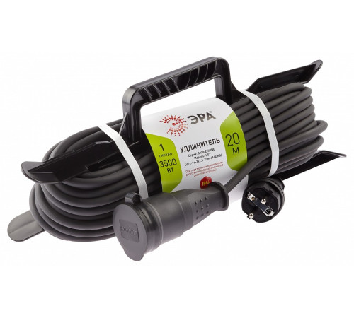 Удлинитель Эра UFx-1e-3x1,5-20m-IP44(KG)