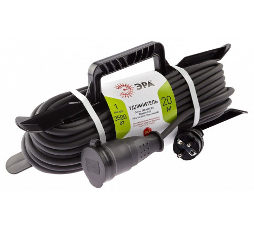 Удлинитель Эра UFx-1e-3x2,5-20m-IP44(KG)