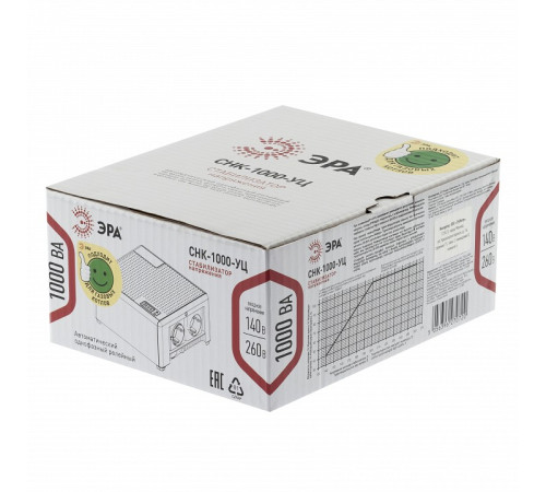 Стабилизатор напряжения Эра CНК-1000-УЦ