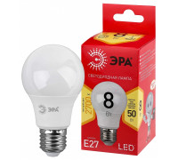 Лампа светодиодная Эра  LED A55-8W-827-E27 R