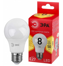 Лампа светодиодная Эра  LED A55-8W-827-E27 R