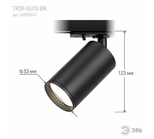 Светильник на штанге Эра TR39-GU10 BK