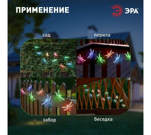 Гирлянда на солнечных батареях Эра ERASF22-16
