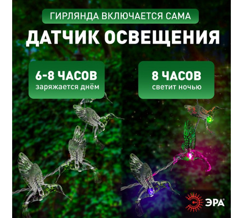 Гирлянда на солнечных батареях Эра ERASF22-26