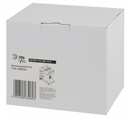 Контактор электромагнитный КТИ Эра КТИ KKT50-115-230-10-E
