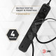 Удлинитель с выключателем ЭРА USF-4es-1,5m-2xUSBAC-B 4 розетки 1.5 м USB-A+C черный USF-4es-1,5m-2xUSBAC-B