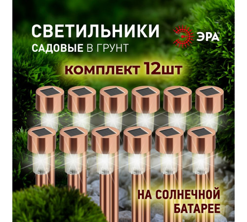 Наземный низкий светильник Эра SL-SS30-CPR-M
