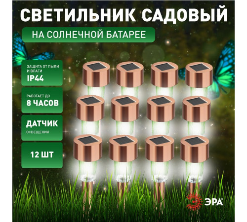 Наземный низкий светильник Эра SL-SS30-CPR-M