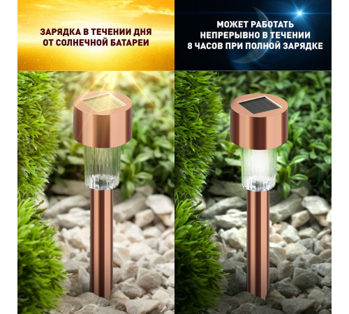 Наземный низкий светильник Эра SL-SS30-CPR-M