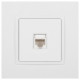 Розетка Ethernet RJ-45 без рамки Эра Эра Elegance 14-3107-01М
