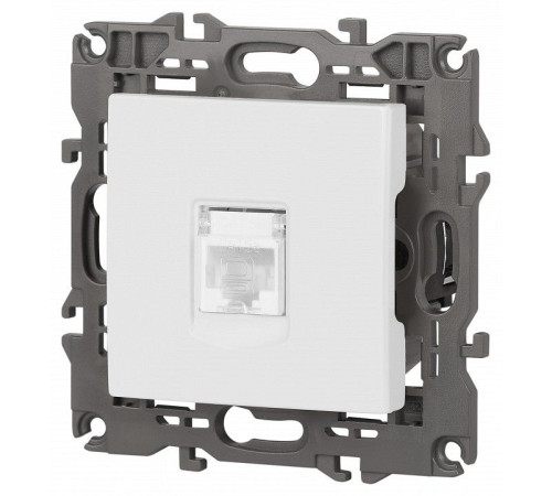 Розетка Ethernet RJ-45 без рамки Эра Эра Elegance 14-3107-01М